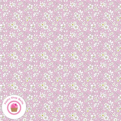 Riley Blake LIBERTY DANCE DECO 4775922A Lavender Purple Floral Quilt Fabric - Image 1 of 4