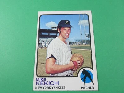 1973 TOPPS MIKE KEKICH #371 NEW YORK YANKEES HIGHER GRADE SETBREAK FREE SHIP - Image 1 of 2