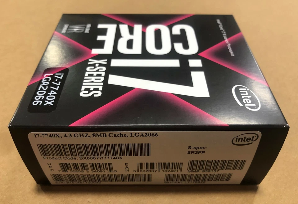 Intel BX80677I77740X SR3FP Core i7-7740X X-series Processor 8M Cache 4.50GHz NEW - image 1 of 3