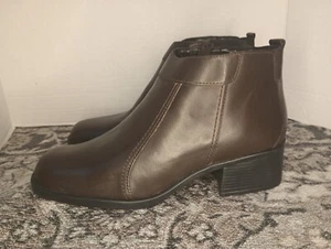 Dockers Y2K Damen-Stiefeletten aus Leder Größe 11 braun eckige Zehenpartie City-Schlank - Bild 1 von 11