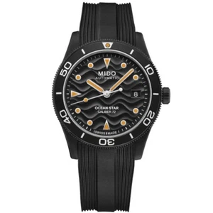 New Mido Ocean Star 39MM Automatic Black PVD Men's Watch M026.907.37.051.00 - Picture 1 of 2