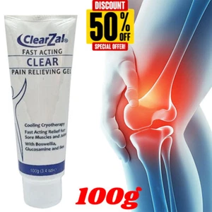 ClearZal Pain Relieving Gel FastActing Cooling for SoreMuscles and Joints+ - Picture 1 of 8