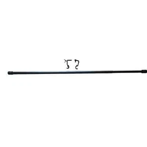 BRIOFOX Black Curtain Rods for Windows 38 to 72 inch, Black - Picture 1 of 6