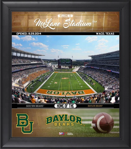 Baylor Bears Framed 15x17 Welcome Home Collage - Fanatics Cover