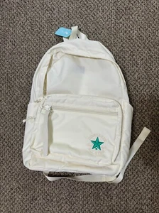 Mochila Converse Unisex Blanca Go Lona 10021005-A02 281 NUEVA CON ETIQUETA - Imagen 1 de 7
