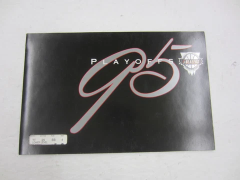 1995 PORTLAND TRAIL BLAZERS '95 Playoffs Unused Tickets Western Conference Cover