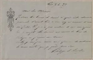 Der Comte de Paris (1838-94), Prätendent auf die Krone Frankreichs - Bild 1 von 1