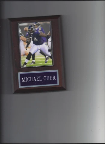 MICHAEL OHER PLAQUE BALTIMORE RAVENS FOOTBALL NFL Cover