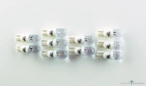 (Paquete de 10) - Pinball de 6,3 voltios bombilla LED transparente 555 base de cuña (T10) - BLANCO FRESCO - Imagen 1 de 4