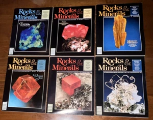 Rocks And Minerals Magazine Lot Volume 71 1996 6 Magazines - Picture 1 of 8