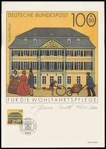 EDICIÓN DE ARTE 1991 BUND 1567 POSTAMT BONN ESStpl. EDICIÓN "BONN" SOLO 1.000!! - Imagen 1 de 3