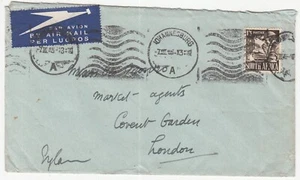 Airmail Accepted Era: Airmail Cover: Joburg to Major Munro, London, 7 March 1945 - Picture 1 of 2