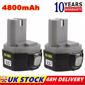 2 pack Battery For Makita PA12 12V 1220 1222 1233 1234 1235 192598-2 8270D 4.8Ah - Picture 1 of 10