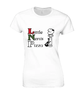 LITTLE NERO'S PIZZA DAMEN T-SHIRT COOL RETRO HEIMFILM KLASSIKER FILM ALLEIN TOP - Bild 1 von 12