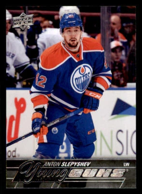2015-16 Upper Deck #237 Anton Slepyshev  Young Guns RC - Image 1 of 2