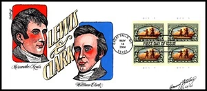 Scott 3854 37 Cents Lewis & Clark Bernard Goldberg Hand Painted FDC 63 Of 63 - Picture 1 of 2
