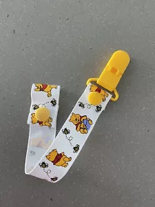 Baby Dummy Clips Pacifier Chain Soother Holder Winnie The Pooh Tigger Piglet - Picture 1 of 1
