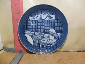 GRAND PORCELAIN Of COPENHAGEN PLATE - 1971 FISH MARKET - NO DAMAGE! - Picture 1 of 2