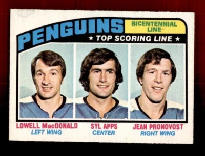 1976-77 O-Pee-Chee #218 Bicentennial Line/Lowell MacDonald/Syl Apps VG - Image 1 of 2