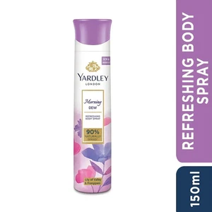 Yardley London Morning Dew Refreshing Deodorant Body Spray for Women, 150ml - Picture 1 of 3
