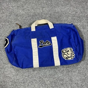 Vintage Polo Ralph Lauren Seesack Bulldog Letterman Blau - Bild 1 von 13