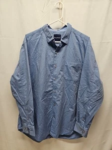 Tommy Bahama Relax Shirt Mens XL Linen Cotton Blue Button Up Long Sleeve - Picture 1 of 13
