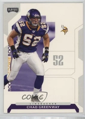 2006 Playoff NFL Playoffs Rookie Chad Greenway #138 Rookie RC - Image 1 of 2