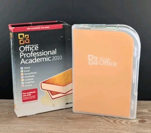Microsoft Office Professional Academic 2010 Windows w/key (pre Owned) - Picture 1 of 5
