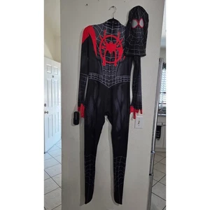 SPIDER MAN into The spider Verse Miles Morales- halloween costume kids L 10-12Y - Picture 1 of 7