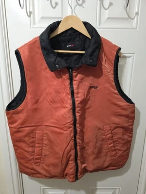 Vintage Schott Gilet Vest Bodywarmer Large Reversible - Image 1 of 4