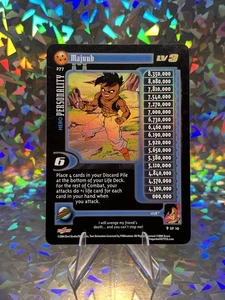 DBZ CCG DRAGON BALL Z GT MAJUUB LV3 #277 RARE FLAT FOIL  UNLIMIT BABY SAGA 2004 - Picture 1 of 2