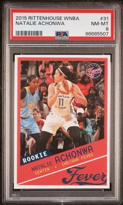 2015 Rittenhouse WNBA #31 Natalie Achonwa PSA 8 Indiana Fever Canada - Image 1 of 2