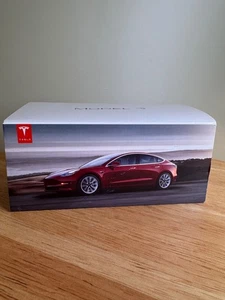Tesla Model 3 Car 1:43 Scale Red – Official Tesla Collectible with Display Case - Picture 1 of 6