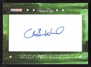 2007 TriStar SignaCuts - Award Winners Charlie Ward Auto 86/90 AU #NNO Card - Picture 1 of 2
