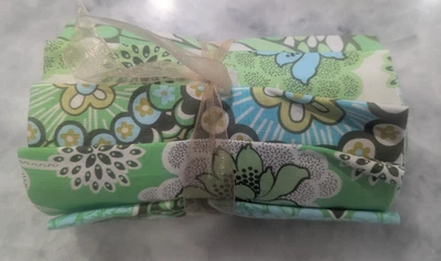 Amy Butler - 10 Fat Quarters - Mid Century Modern in Green tones - OOP - Image 1 of 4