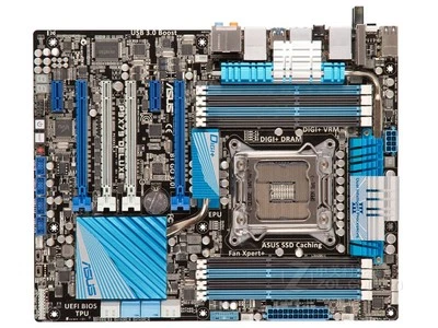 ASUS P9X79 Deluxe Motherboard Intel X79 DDR3 LGA 2011 ATX w/ IO Shield - Image 1 of 3