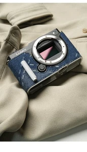 Camera grip handle Genuine Leather Camera Half Case Bag Cover For Panasonic S9 - Picture 1 of 21