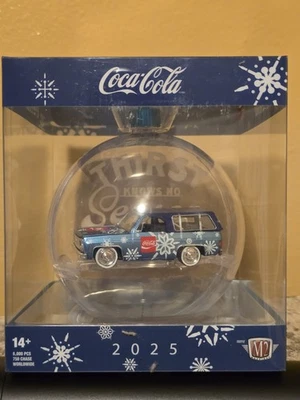 M2 Machines🔥🔥CHEVROLET K5 BLAZER SquareBody Coca Cola 1973 Christmas Ornament - Image 1 of 4