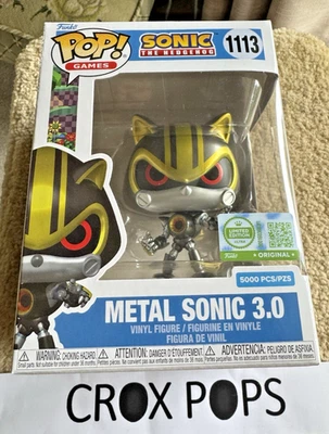 METAL SONIC 3.0 HEDGEHOG FQR 1113 FUNKO POP VINYL NEW IN MINT BOX + HARD P/P - image 1 of 4