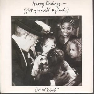 Lionel Bart Happy Endings 7" vinyl UK Emi 1989 Pic Sleeve EM121 - Image 1 of 3