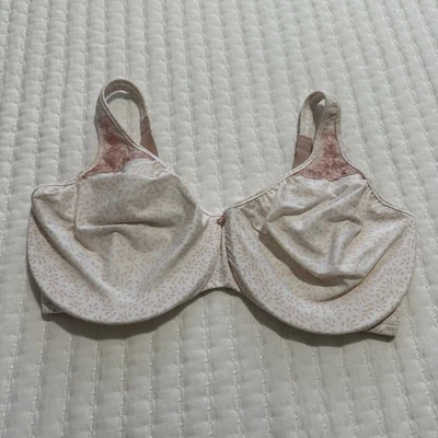 巴厘岛白色粉红色 36DDD Passion for Comfort 无缝最小化钢圈文胸 3385 — 第 1/4 张图片