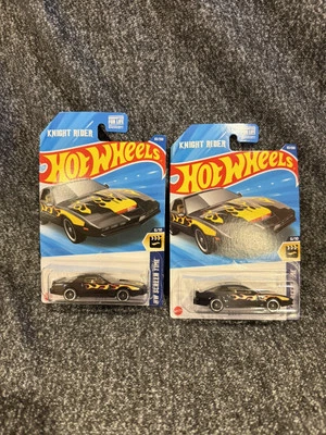 Hot Wheels  Knight Rider K.I.T.T.  Black With Flame 2025 Brand New - Image 1 of 3