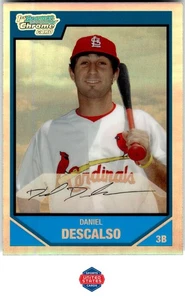2007 Bowman Draft Picks & Prospects #BDPP42 Daniel Descalso Chrome Refractors - Picture 1 of 2