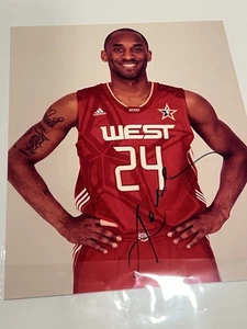 Foto firmata Kobe Bryant #24 LA Lakers 8x10 autografata COA Allstar Game 2010 - Foto 1 di 10