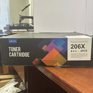 206X Toner Cartridges 4 Pack High Yield Compatible Replacement for 206A 206X ... - Picture 1 of 1