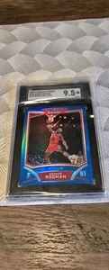 Dennis Rodman Bowman Chrome 2008-09 Blue Refractor 72/99 SGC 9.5! - Bild 1 von 5