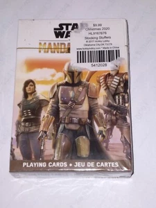 Star Wars Playing Cards Mandalorian Disney NIP Join Lone Gunfighter Travails - Picture 1 of 3
