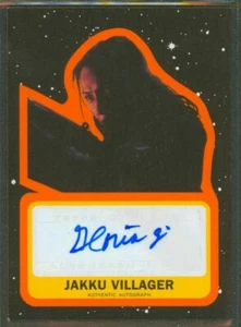 Tarjeta autógrafa Star Wars JTTROS Gloria Garcia como aldeano Jakku NARANJA paralelo - Imagen 1 de 1
