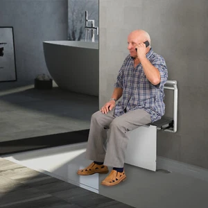 Sedile Doccia Pieghevole a Parete Sedile Doccia Pieghevole Sedia Bagno Doccia 150kg/330.7lb - Foto 1 di 19