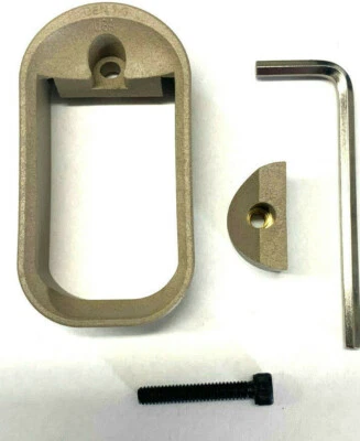 PMC DEFENSE Glock Magwell 17/24/37/38/31/32/34/35/ Fits Gen 1-3 Made in USA! (Desert Tan)